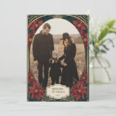 Photo Emerald Baroque Christmas シーズンカード (スタンド正面)