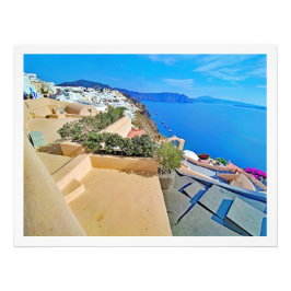Photo Enlargement Greece santorini  フォトプリント