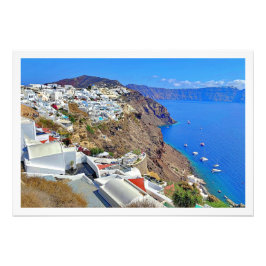 Photo Enlargement Greece santorini  フォトプリント