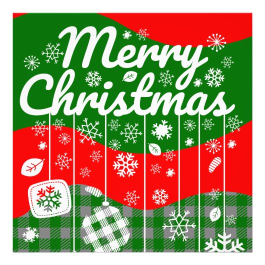 Photo Enlargement -Merry Christmas フォトプリント (正面)