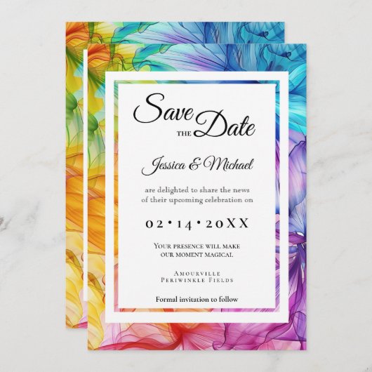 Photo Ethereal開花 セーブザデート (正面/裏面)