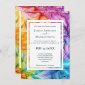 Photo Ethereal開花 招待状 (正面/裏面)