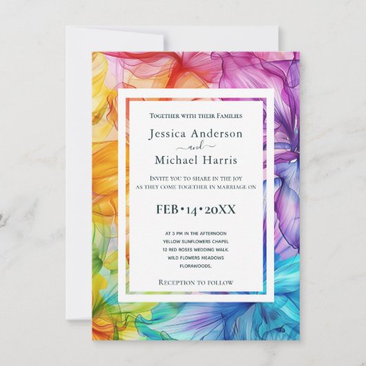 Photo Ethereal開花 招待状 (正面)