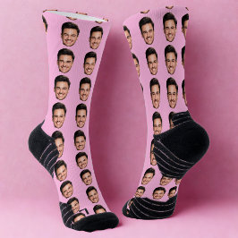 Photo Face Socks, Unique Personalized ソックス