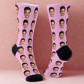 Photo Face Socks, Unique Personalized ソックス