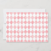 Photo Fairytale Alice in Wonderlandベビーシャワー 招待状 (裏面)