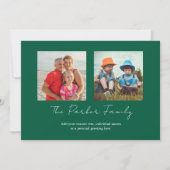 Photo Festive Instagram Christmas Holiday Card シーズンカード (正面)