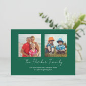 Photo Festive Instagram Christmas Holiday Card シーズンカード (スタンド正面)