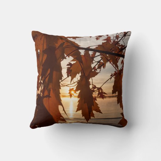 photo feuille d'érables クッション (裏面)