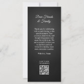 Photo Film Strip Hollywood Party Thank You Card (裏面)