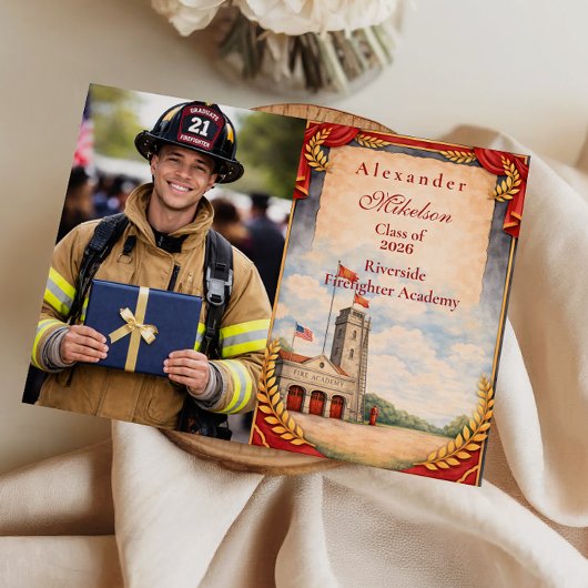 Photo First Responder Graduation Celebration 案内状