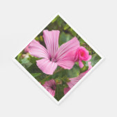 photo fleur rose スタンダードランチョンナプキン (角)