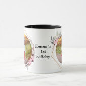 photo flower frame マグカップ (中央)