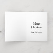 Photo Folded Foil Holiday Card 箔シーズンカード (内側レイダウン)