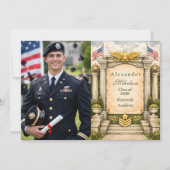 Photo Formal Military Graduation Celebration 案内状 (正面)