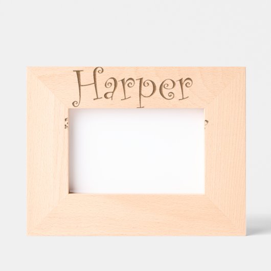 Photo frame Harper レーザー彫刻フレーム (正面)