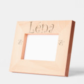 Photo frame Léna trendy first name レーザー彫刻フレーム (左)
