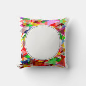 Photo frame transparent background クッション (正面)