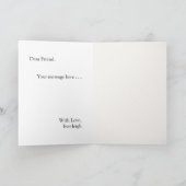 Photo Frame with Bow Bridesmaid Proposal カード (内部)