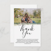 Photo Funeral Thank You Card サンキューカード (正面/裏面)