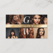Photo Glam Professional Wig Monogram Black Gold 名刺 (正面)