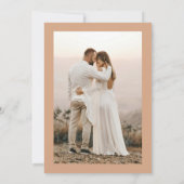 Photo Gold Bow Pearls and Prosecco Bridal Shower 招待状 (裏面)