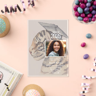 Photo Graduation Announcement Acrylic Invitation アクリル招待状