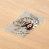 Photo Graduation Announcement Acrylic Invitation アクリル招待状 (レイダウン)