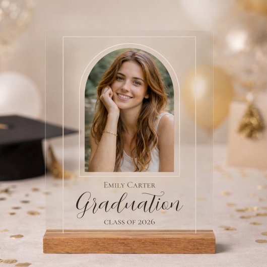 Photo Graduation | Elegant Script アクリルサイン