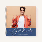 Photo Graduation Guest Book Keepsake ノートブック (正面)