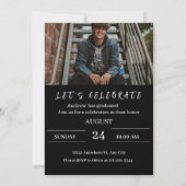  Photo Graduation Invitation, class of 2026 招待状 (裏面)