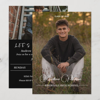  Photo Graduation Invitation, class of 2026 招待状