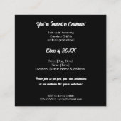 Photo Graduation Open House Invitation | Class of  エンクロージャーカード (裏面)