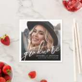 Photo Graduation Party スタンダードカクテルナプキン (インサイチュ)