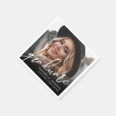 Photo Graduation Party スタンダードカクテルナプキン (角)