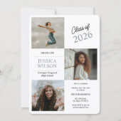 Photo Graduation Party Invite  招待状 (裏面)