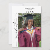 Photo Graduation Party Invite Announcement 招待状 (正面)