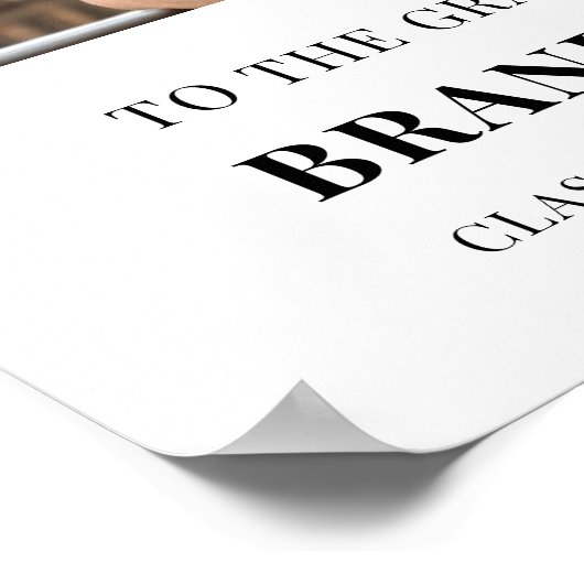 Photo Graduation Party Welcome Board ポスター (角)