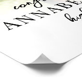 Photo Graduation Party Welcome Sign ポスター (角)