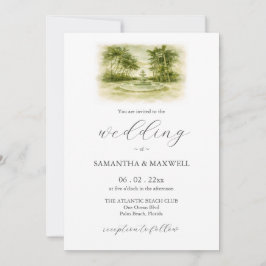 Photo Gran Paraíso Gardens Wedding Invitations 招待状