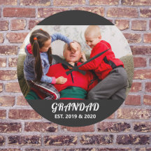 Photo Grandad Established 太字ホワイトタイポグラフィ