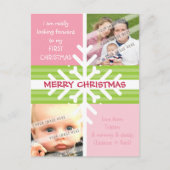 PHOTO GREETINGポストカード：：スノーフレークの切断P2 シーズンポストカード (正面)