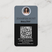 Photo Grid Instagram QRコードSNS 名刺 (裏面)