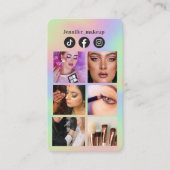 Photo Grid Instagram QRコードSNS 名刺 (正面)