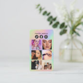 Photo Grid Instagram QRコードSNS 名刺 (スタンド正面)