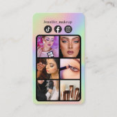 Photo Grid Instagram QRコードSNS 名刺 (正面)