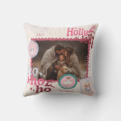 Photo Groovy Nutcracker Retro Pastel Christmas クッション (裏面)