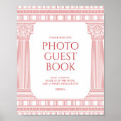 Photo guest book poster for goddess party ポスター (正面)