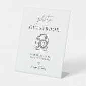 Photo Guestbook Table sign 台座サイン (正面)