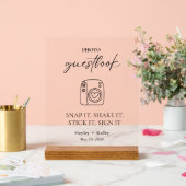 Photo Guestbook Table Top   アクリルサイン (ウェディング)